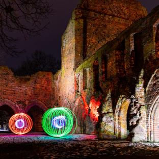 ORB an der Klosterrunine Eldena bei Greifswald