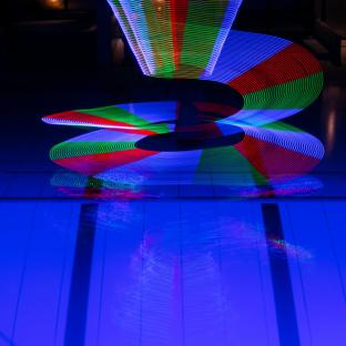 Lichtstab im Schwimmbad - 2018