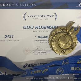 Urkunde Florenzmarathon