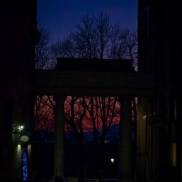 Sunset in Genf